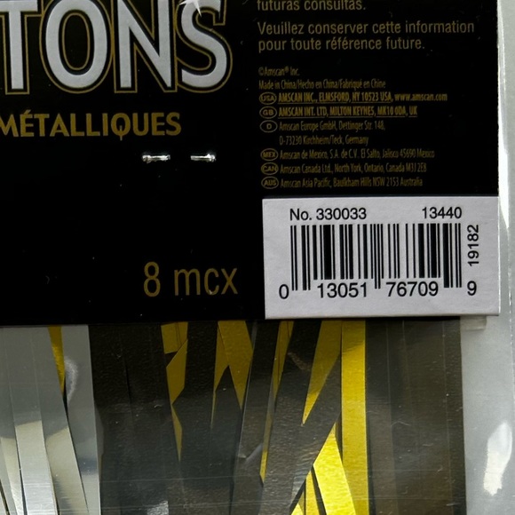 Metallic fringed Sqawkers - Picture 3 of 3